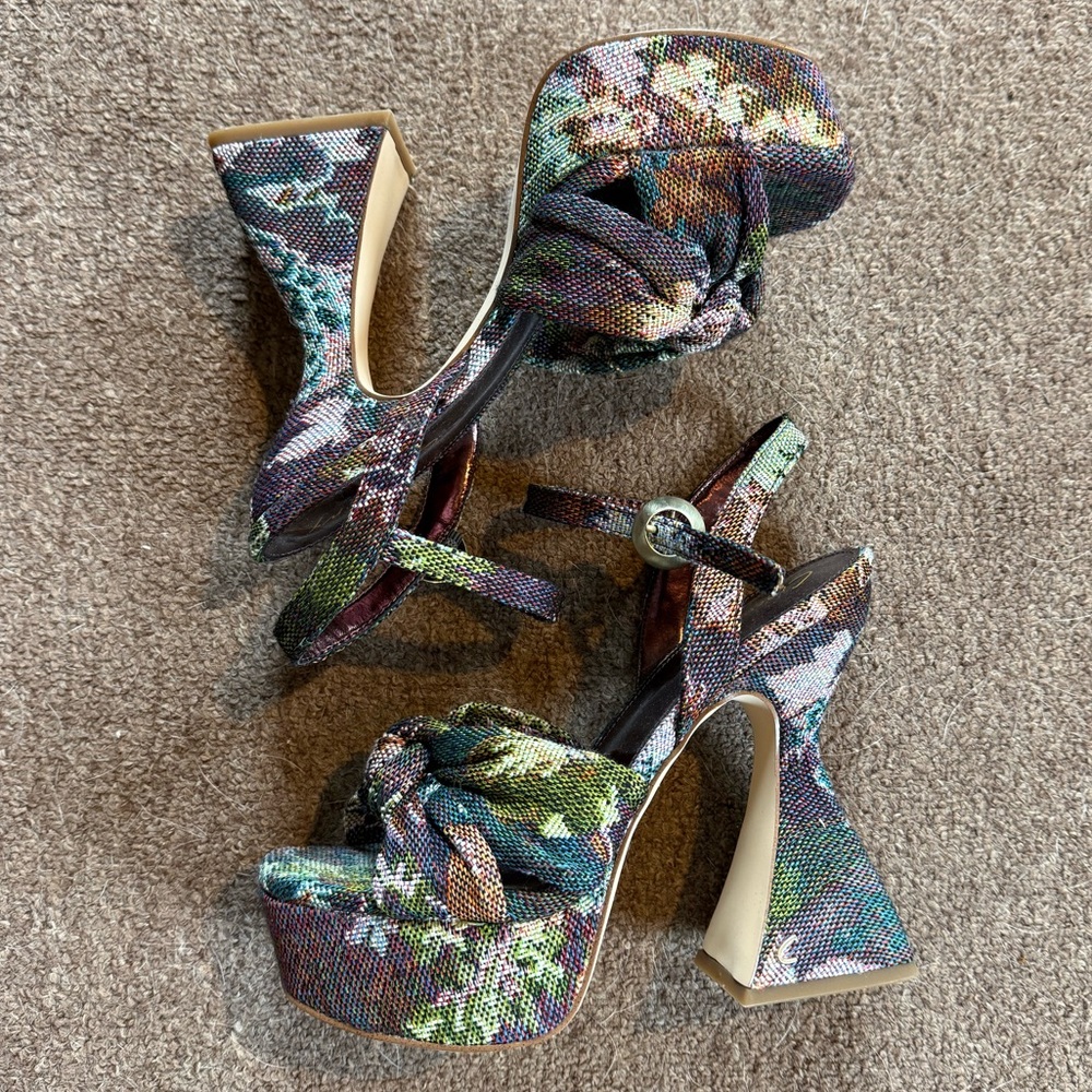 Tapestry Heels